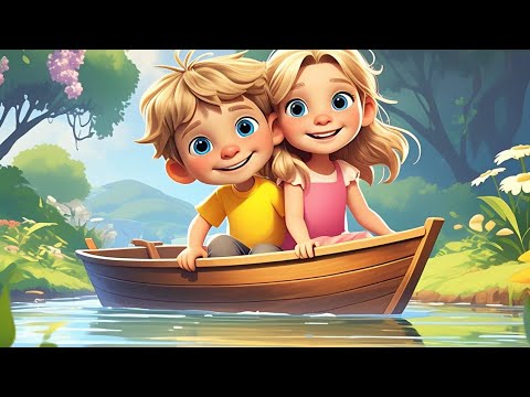 🎶 Row Row Row Your Boat - Fun Nursery Rhymes for Kids, Babies & Toddlers!🌟 Sing Along!#nurseryrhymes