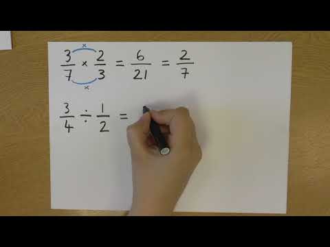 Multiplying and dividing fractions