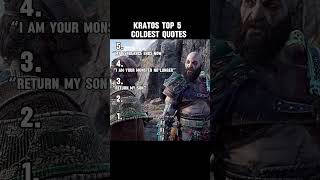 Kratos Top 5 COLDEST Quotes #kratos #godofwar