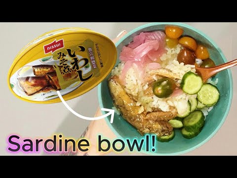First time eating Japanese SARDINES!  🐟Nissui brings the MISO flavor! 💥