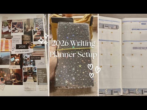 2026 Writing Planner Setup | Keeping it Simple This Year