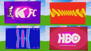 Logo Intro Effects Pixel Art Build COMPILATION in MINECRAFT (Best of February)