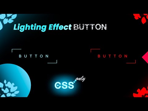 CSS Glowing Button Hover Effects  Animated Glowing Button