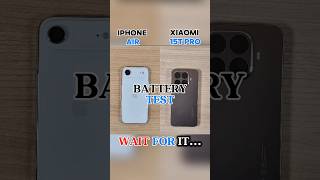 IPHONE AIR VS XIAOMI 15T PRO BATTERY TEST!!