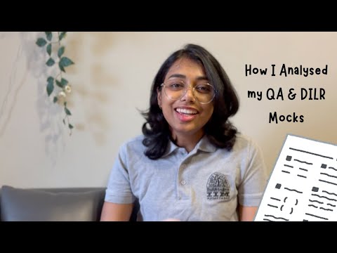 How I Analysed DILR & QA mocks | IIM Ahmedabad