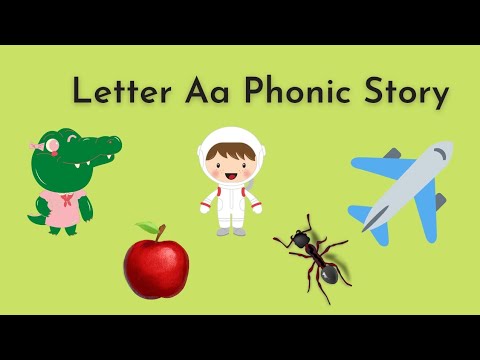 Letter A Phonic Story🐜 |Ajju the Alligator🐊 |Home Schooling