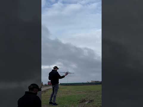 T1 Ranger auto-launch on strong wind with #inav 7.0 #fpv #fpvwing #uav #heewing #heewingrangert1