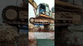 Heavy Equipment Mastery: Excavator Operator Conquering Challenging Terrain