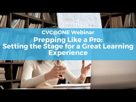 Prepping Like a Pro: Setting the Stage for a Great Learning Experience