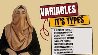 Variables and It's Types || Independent , dependent and Intervening variables || Social Research