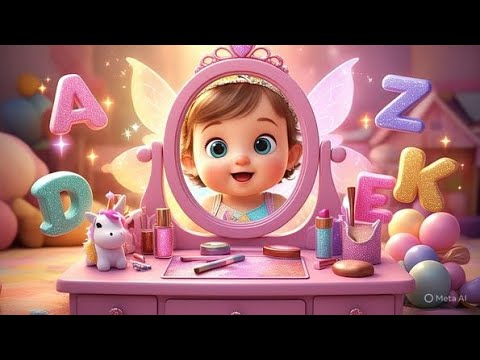 A to Z Baby Girl Makeup & Dress-Up Rhyme 💄✨ | Fun Alphabet Song for Kids