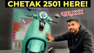 Bajaj Chetak C2501 Launched at ₹91,400 | Complete Walkaround