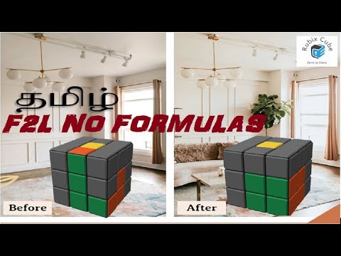 F2L Scenario 5 | Zero to Hero Challenge  | 3X3 | Tamil | Rubix Cube