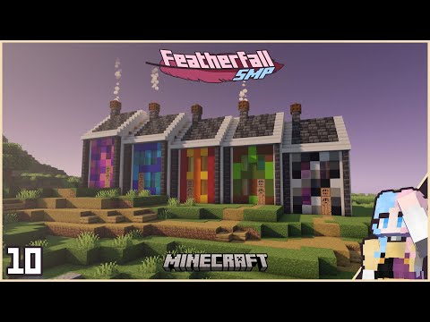 Colourful Pride Dye Shop In Minecraft 1.18 🏳️‍🌈 Featherfall SMP Minecraft Lets Play Season 3 #10