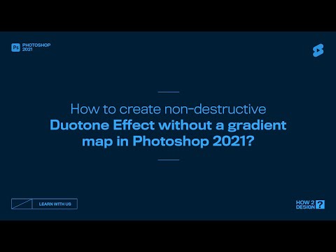 Non-destructive Duotone Effect in Photoshop 2021