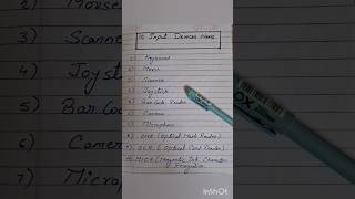 10 input devices name in computer #computer #computerscience #computereducational #knowledge #exam
