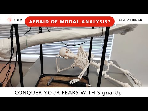 Webinar "Afraid of Modal Analysis? Conquer your fears with SignalUp"