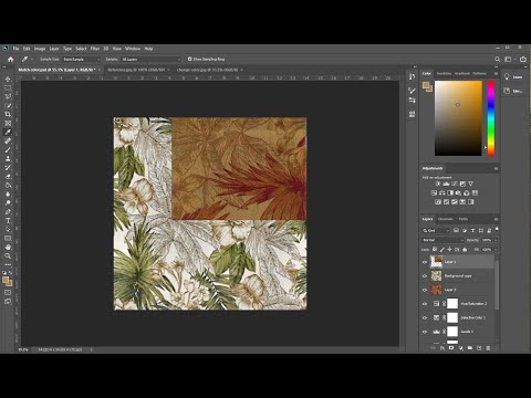 Photoshop - Match Fabric Color
