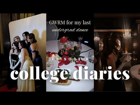 COLLEGE DIARIES | GRWM for my last undergrad dance