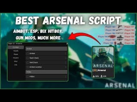 [🔥NEW🔥] OP🔥 ARSENAL SCRIPT | AIMBOT, SILENT AIM, ESP, TRACERS AND MORE | PASTEBIN WORKING