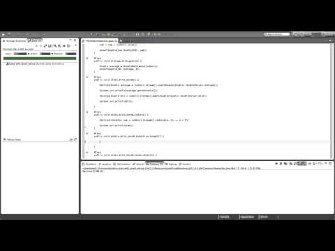 Screencast #5: Java 8 summary statistics made easy