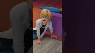 Cat Noir faces a supervillain who looks his dad?! 😰 | Miraculous Ladybug | Disney Channel Animation