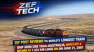 The Longest Train in History (7.353 KM!) – BHP’s Mega Record | ZEF TECH