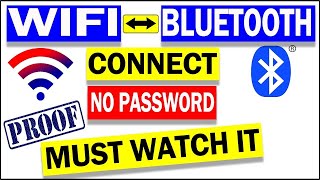How To SHARE Wifi With Bluetooth On Any Android Mobile - Trick 2018.
