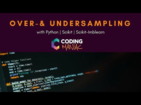 Machine Learning - Over-& Undersampling - Python/ Scikit/ Scikit-Imblearn