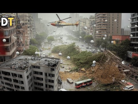 Destruction in Egypt today! Severe thunderstorms and hail turned Alexandria into ruins!