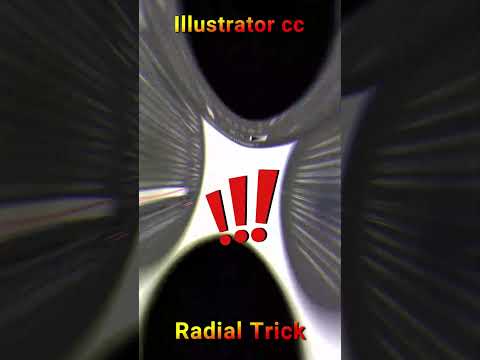 Illustrator cc Awesome Radial Trick #shorts #illustrator