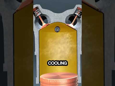 Radial Engine Animation | How Aircraft Engines Work Internally ✈️🔥