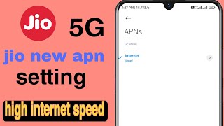 Jio APN Settings | Jio network Problem | Jio Internet problem Solution | Increase Jio Net Speed |5G