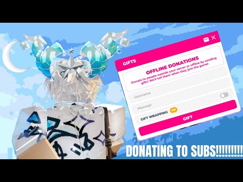 DONATING ROBUX TO MY SUBS!!!!!!!!!