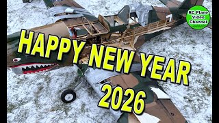 🍾🥂 RC HAPPY NEW YEAR FLIGHT 2026 -  RC Plane, Fireworks 🧨 and Crash 🔥😅
