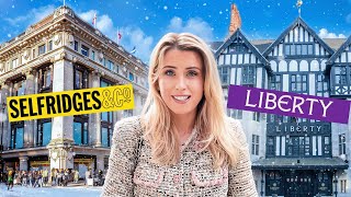Inside London's MOST EXPENSIVE Christmas Stores! Selfridges & Liberty 2024