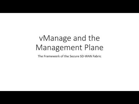Cisco SD-WAN: The Management Plane (Part 1)
