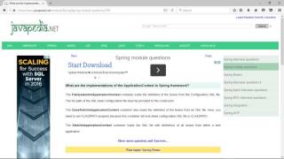What are the implementations of the ApplicationContext in Spring framework? | javapedia.net