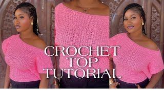 CROCHET KEILA TOP TUTORIAL |Beginner Friendly Tutorial 