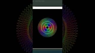 Amazing Graphics Using Python Turtle Library | #shorts #shortvideo #short #python #pythonturtle