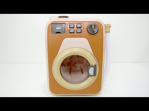 Toy Roller Washing Machine with Water Music Sound Light Inside Unboxing and Review Toy for Children
