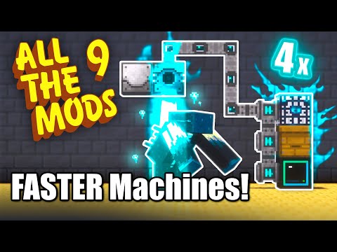 How to SPEED UP EVERYTHING - Industrial Foregoing Souls  | All The Mods 9