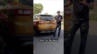 Small car, BIG space! Triber does what many bigger SUVs can’t. #V3Cars #RenaultTriber