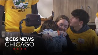 Group of Elgin high school students, staff volunteer at disability center for Wave of Service Day