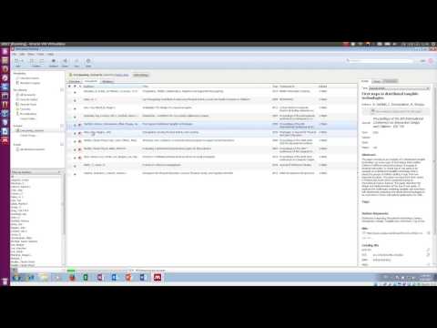 Reference Manager Tutorial 3: Creating and sharing reference groups with other authors