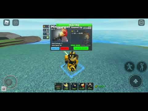 Golden Minigunner Levels,Stats,And Appearance