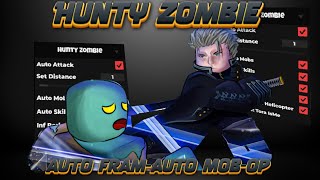 Hunty Zombies | Roblox Script Showcase - Auto Farm, Auto Collect & Skills | New Update