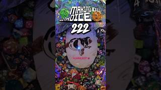 Making Dice With Dice Ep. 222 - Upside Down #rollfordice #dicegoblin #dnd #dice #ttrpg #fyp
