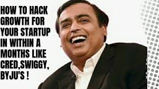 Growth hacking tips through marketing like multinational companies | Tamil