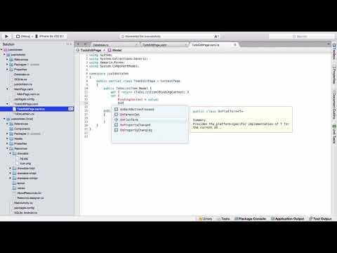 001 How to bind variables two ways in Xamarin Forms